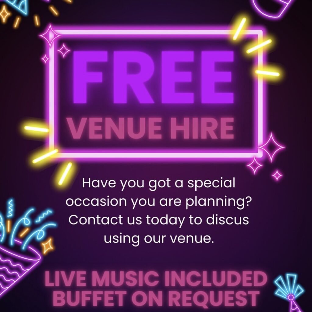Free venue hire at Venue 42
